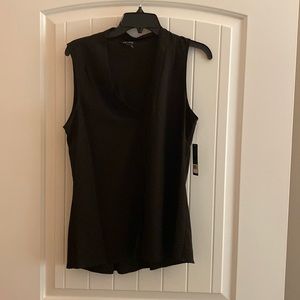 Black Nic+Zoe V Neck Blouse